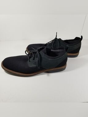 Mark Nason Clubman Westside Oxford Shoes Men's 12 Knit Leather Black Green